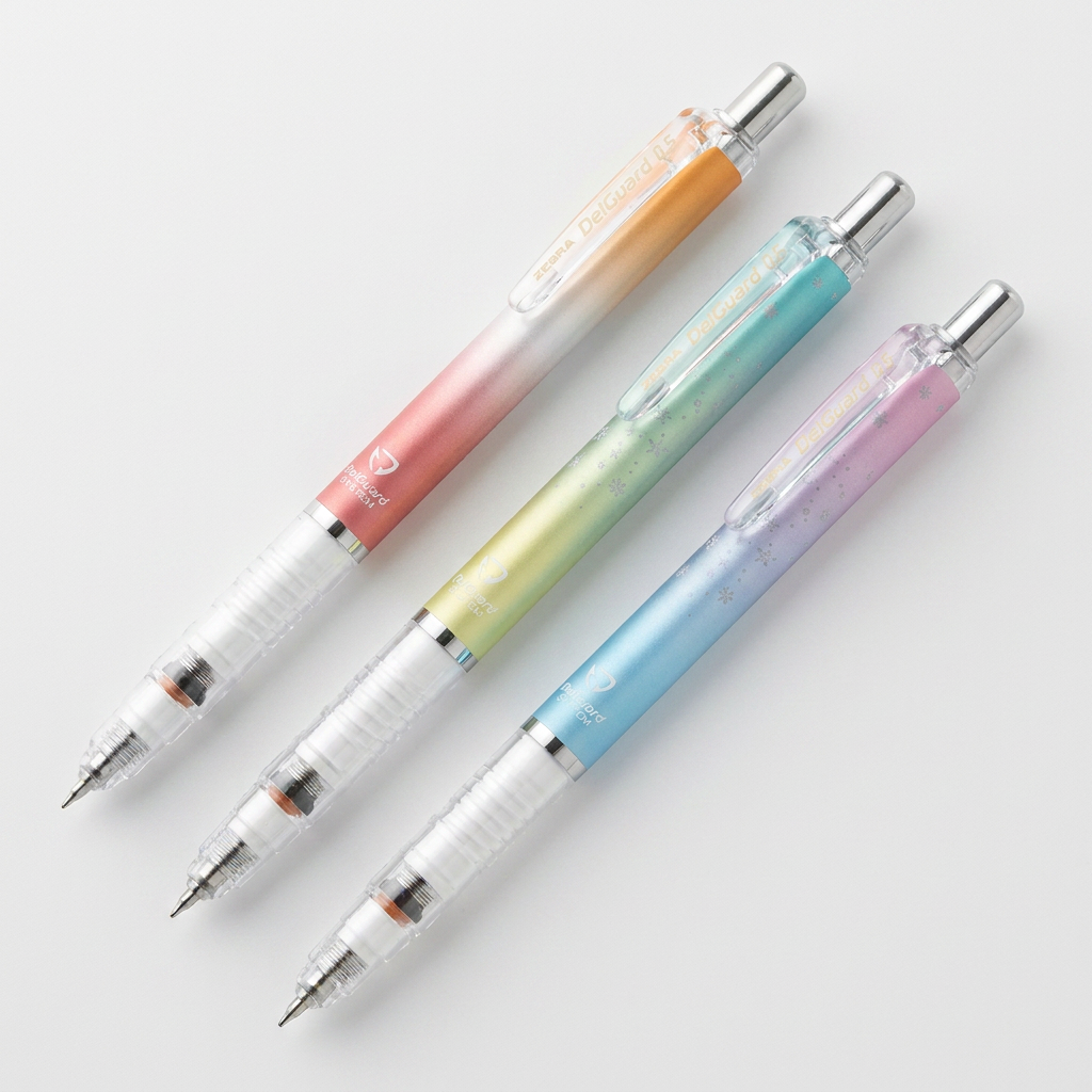 제브라 델가드 그라데이션 샤프 0.5mm, 레드, 1개 상품 이미지