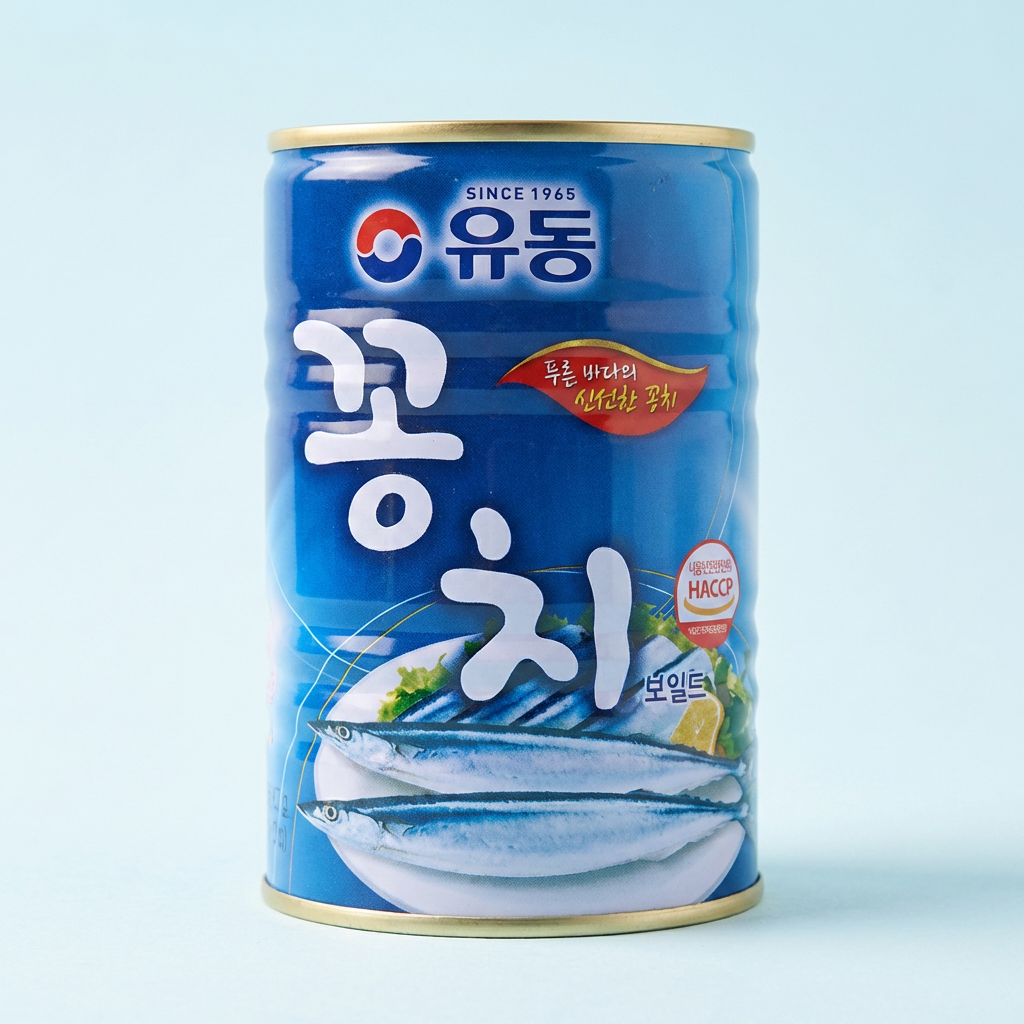 유동 꽁치 통조림, 400g, 5개