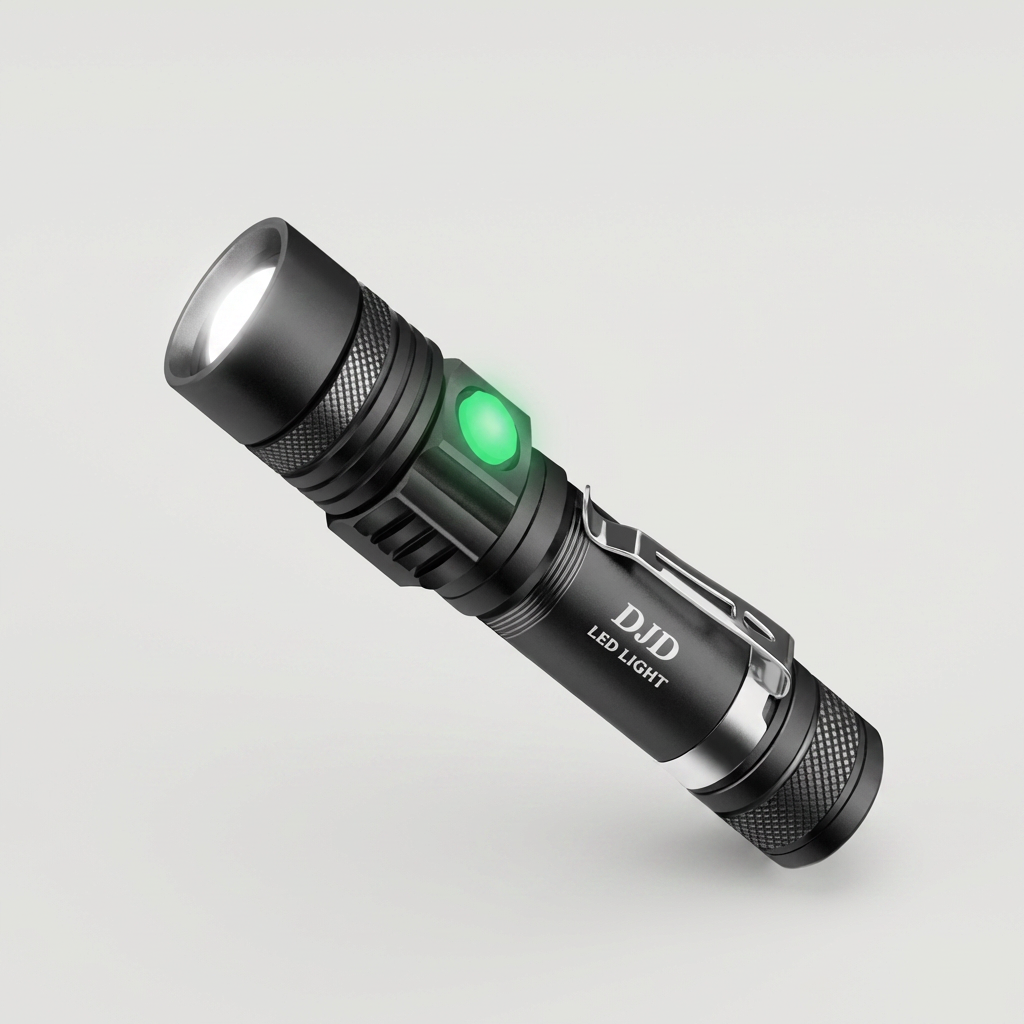 DJD 미니후레쉬 랜턴 파워라이트 20000루멘 LED 손전등, 단일색상, 1개