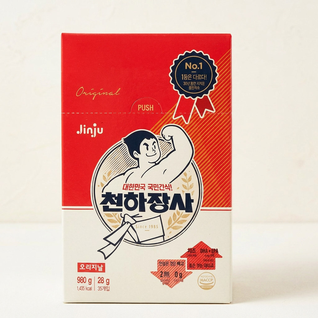 진주햄 천하장사 오리지널 소시지, 28g, 35개입, 2개