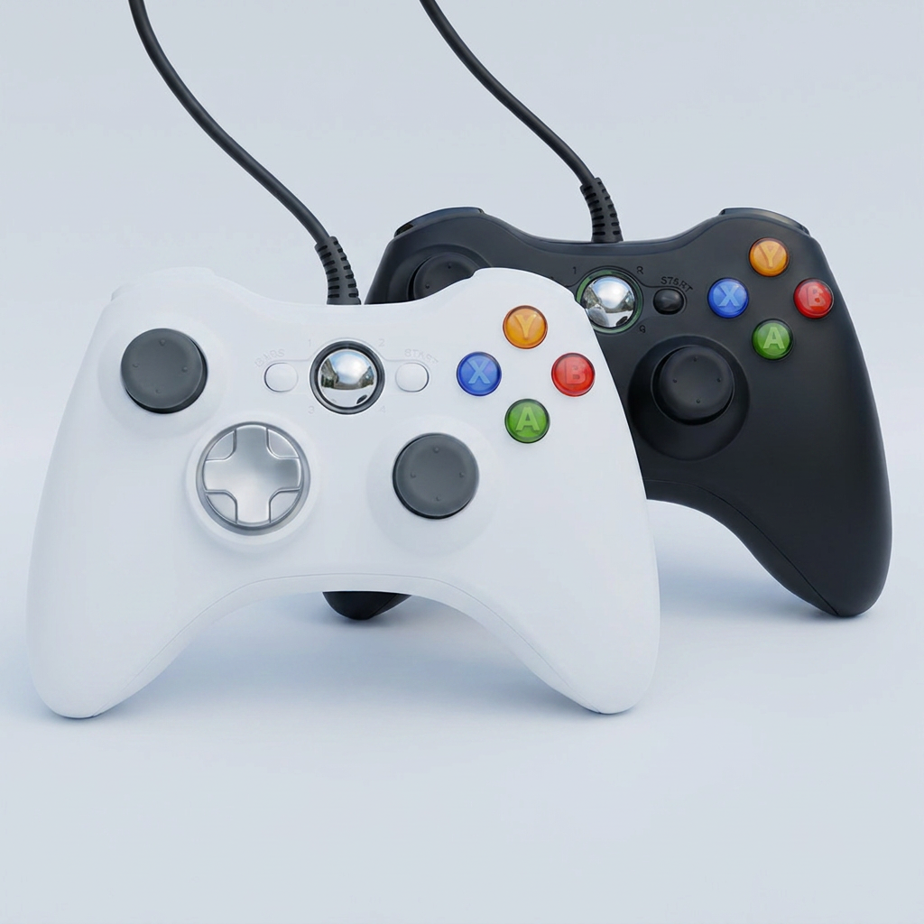 게임프롬 XBOX360 호환 게임 컨트롤러, 블랙, 1개