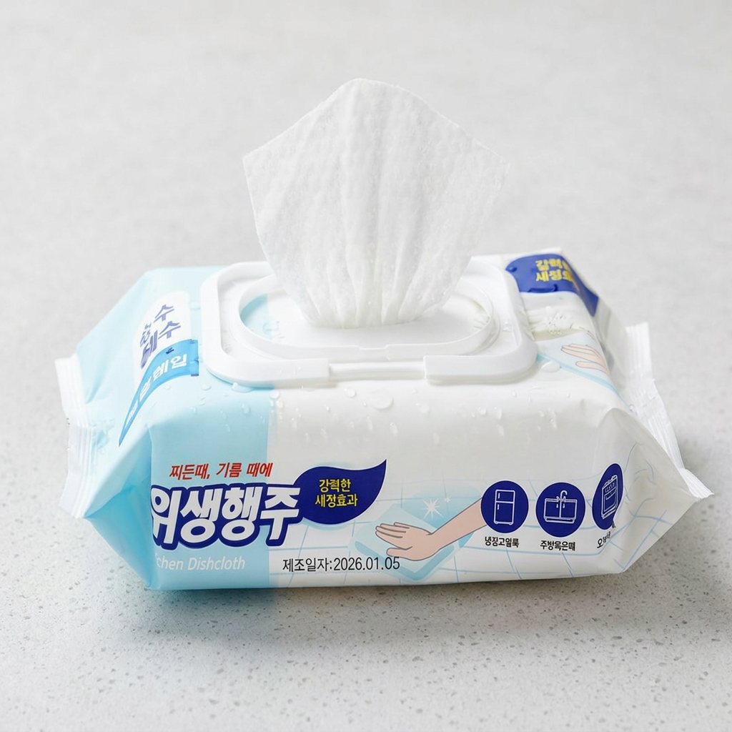위생 행주 세균닦는, 80매, 1개