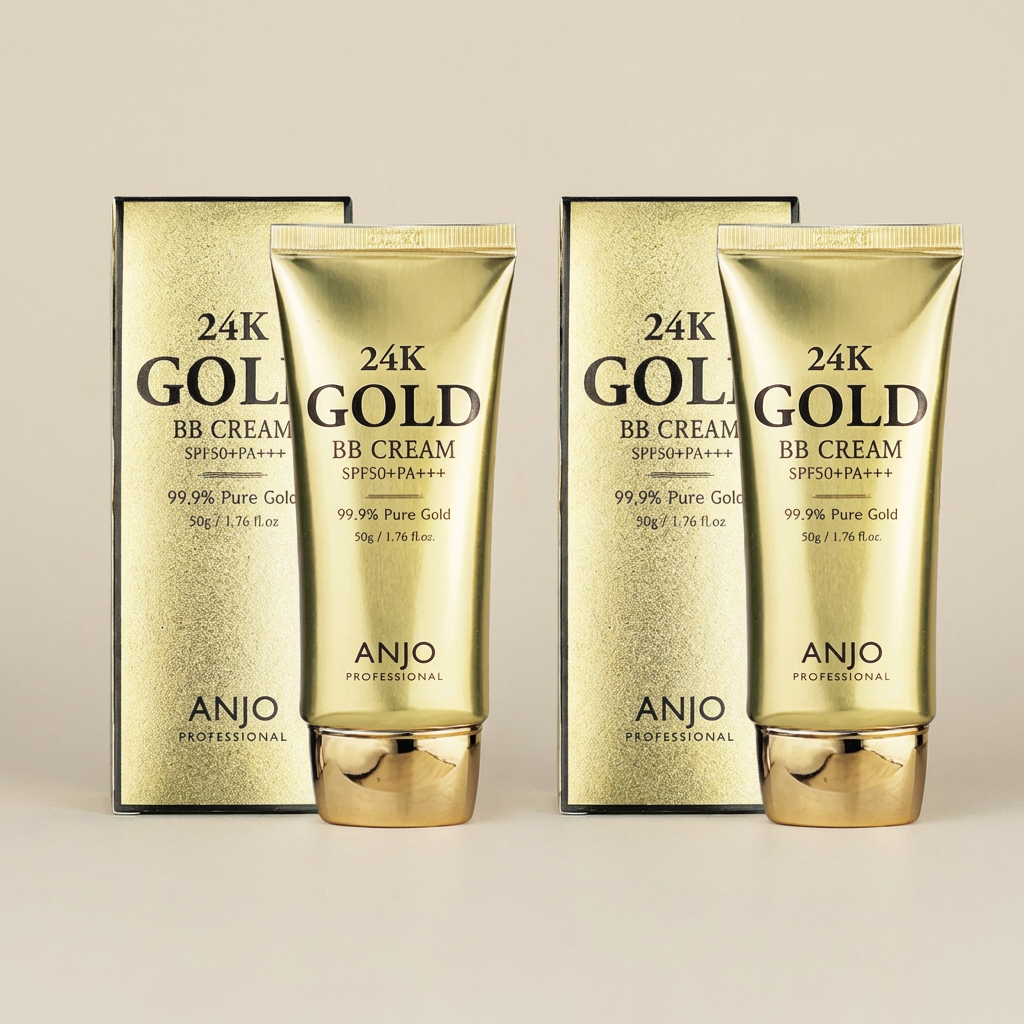 앙쥬 24K 골드 비비크림, 50g, 2개