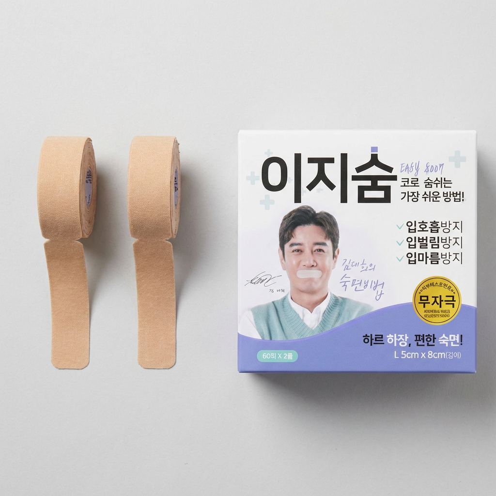 이지숨 입벌림방지 테이프, 120매, 1팩