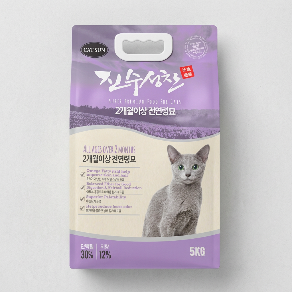 진수성찬 고양이 사료 대용량, 5kg, 1개, 닭