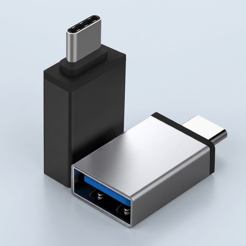 C타입 USB 3.0 OTG 젠더, C타입형 USB, 블랙, 1개