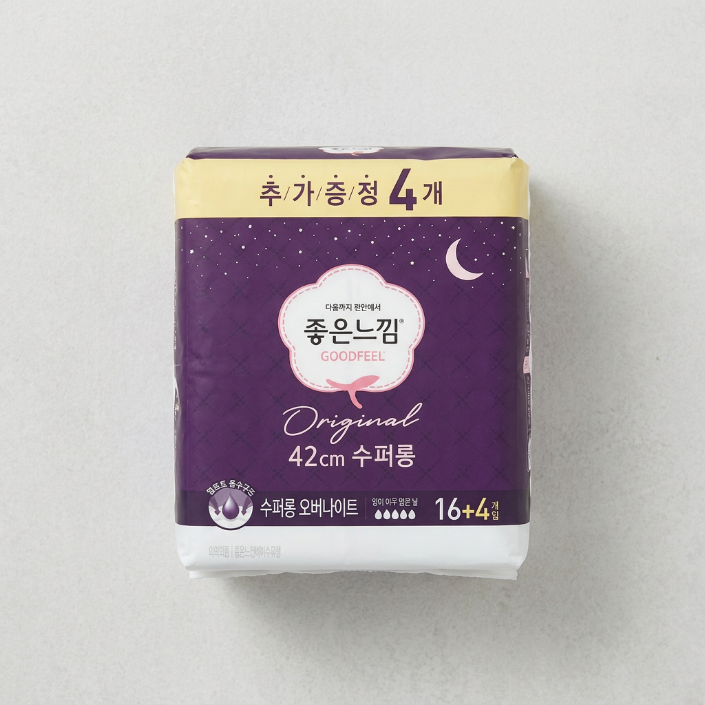 좋은느낌 수퍼롱 오버나이트, 42cm, 20개입, 2개