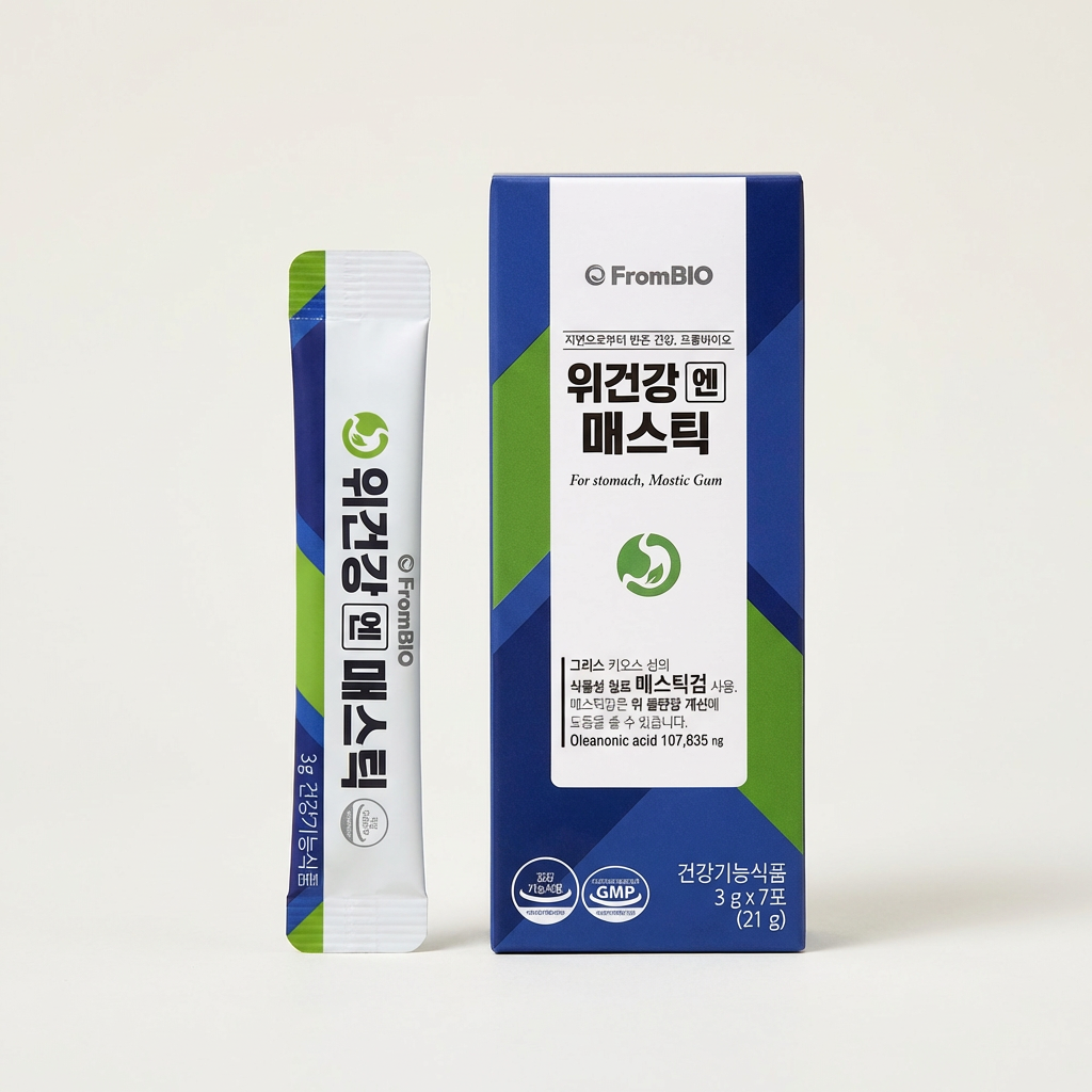 프롬바이오 위건강엔 매스틱, 3g, 28포, 4박스