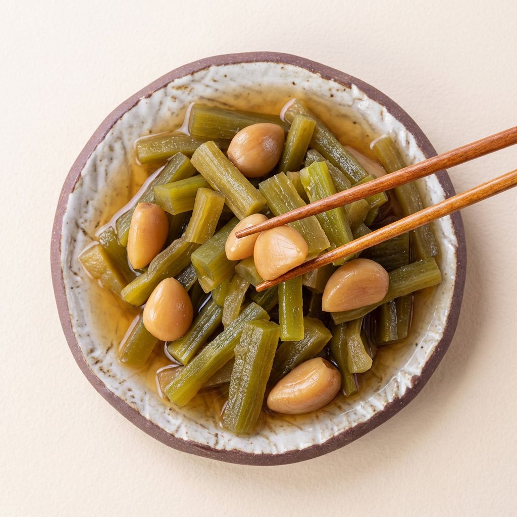 오독오독 궁채 알마늘 장아찌, 1kg, 2팩