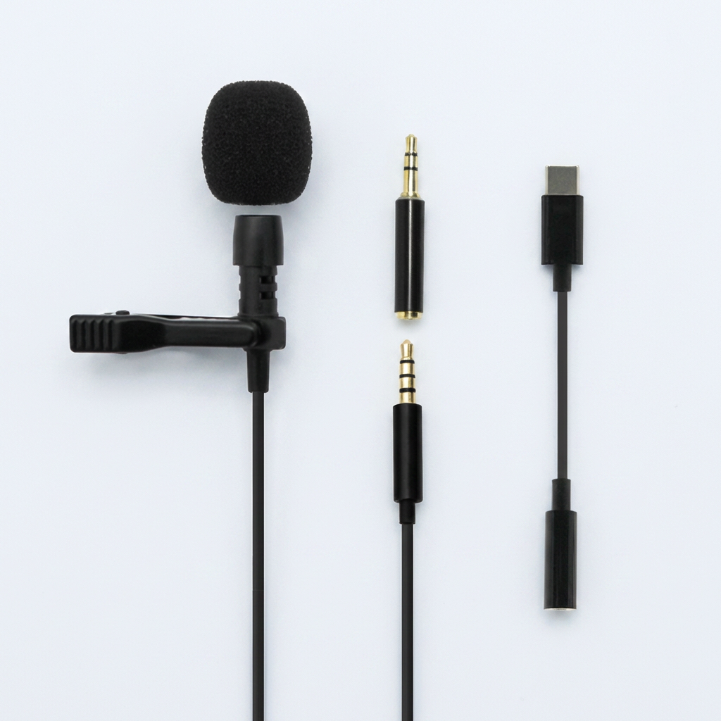 디보이스 다용도 다이나믹 핀마이크, MD-100A4, 3.5mm, 1.5m, 블랙, 1개
