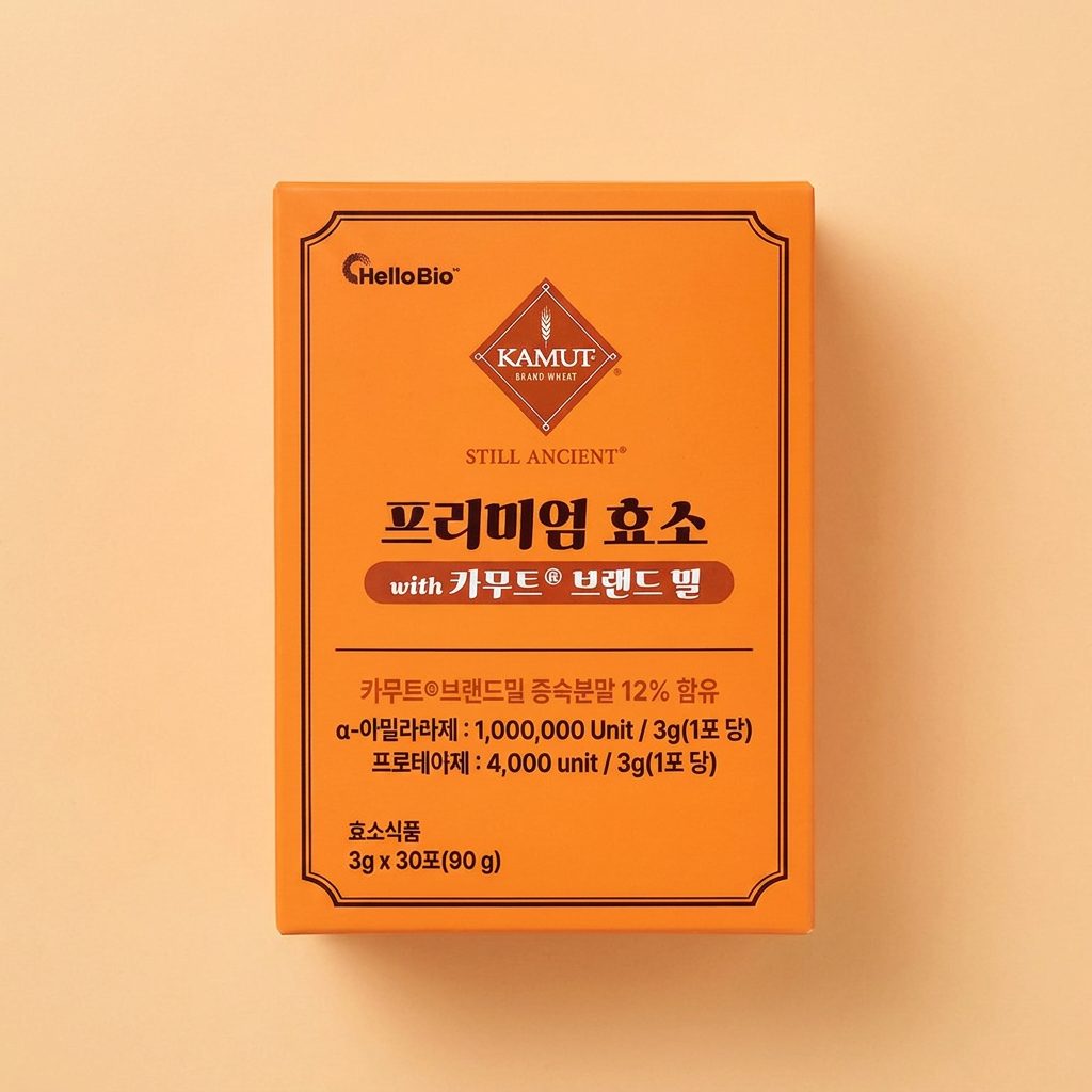 헬로바이오 프리미엄 효소 with 카무트 브랜드 밀, 3g, 30포, 3박스