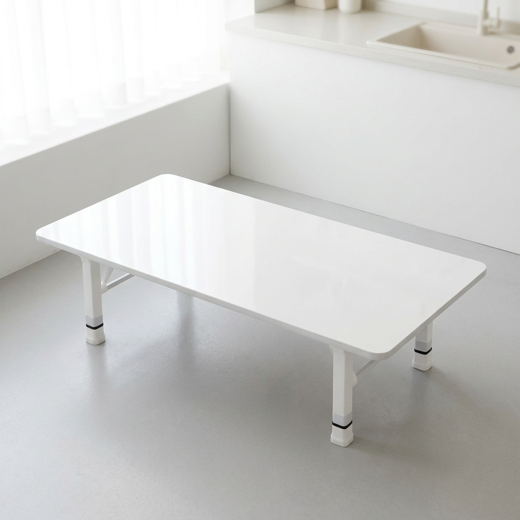 동서가구 국산 5단 높이조절 접이식 소파 거실 테이블, 1200X800mm, 화이트마블, 1개