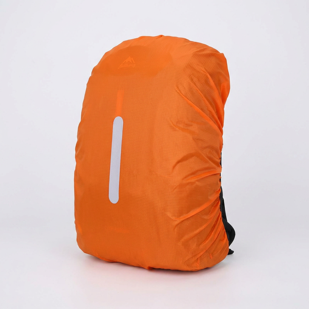야광반사 가방 방수커버, 아미그린, 20L