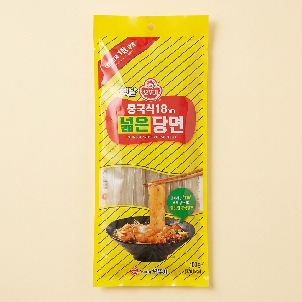 오뚜기 중국식 18mm 넓은 당면, 100g, 1개