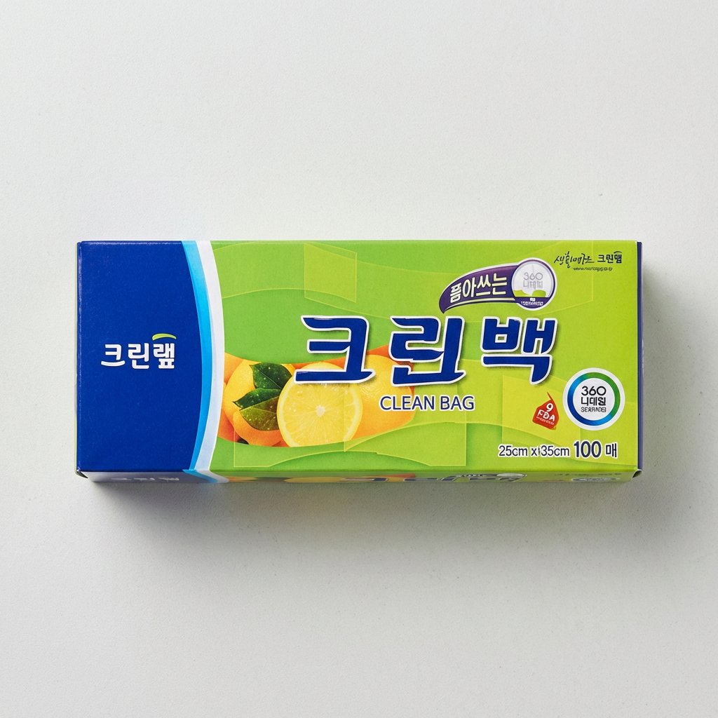 크린랲 크린백, 중형, 100매, 2개