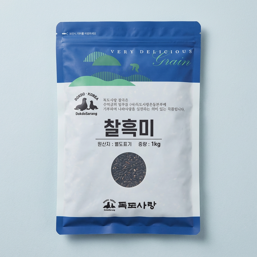 독도사랑 찰흑미, 5kg, 1개