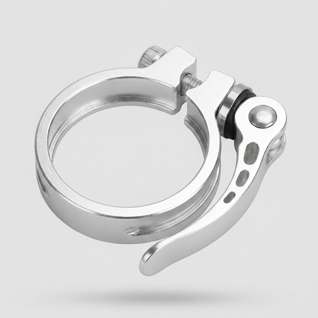 자전거 안장봉 싯클램프, 블랙, 31.8mm, 1개