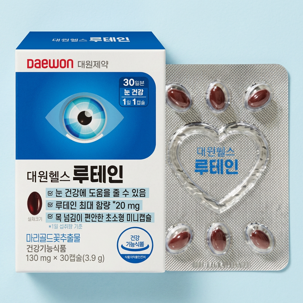 대원제약 대원헬스 루테인, 130mg, 30캡슐, 2박스
