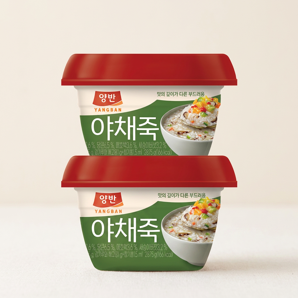 동원 양반 쇠고기죽, 285g, 5개 + 양반 야채죽, 285g, 5개, 10개