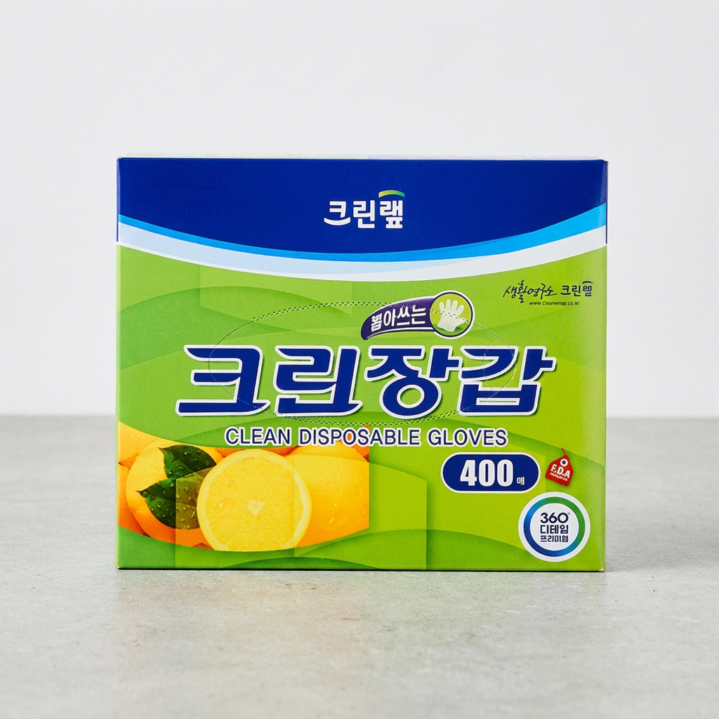 크린랲 크린장갑, 400매, 2개