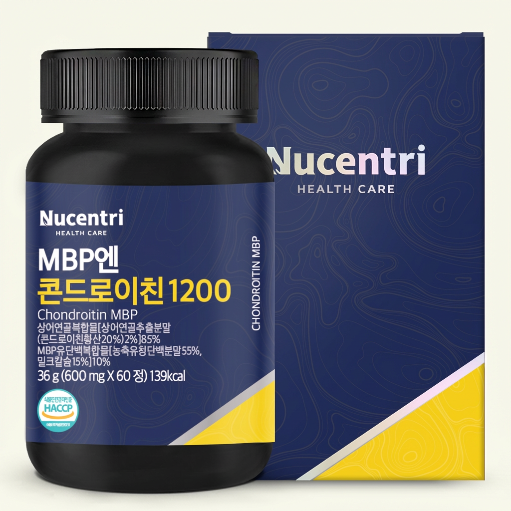 뉴센트리 MBP엔 콘드로이친 1200, 600mg, 60정, 1개