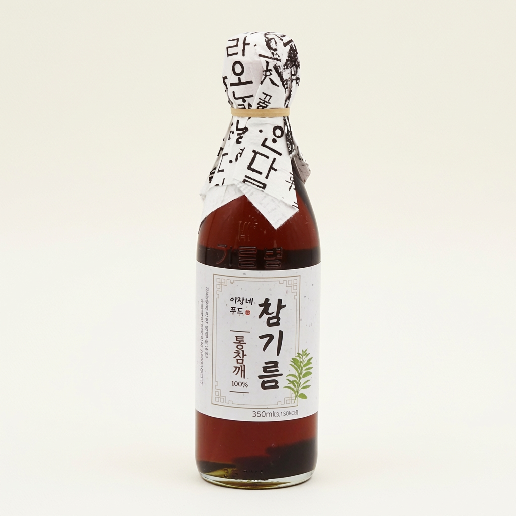전통압착 통참기름, 350ml, 3개