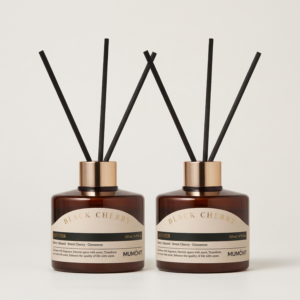 멈칫 바이오톡스 디퓨저, 블랙체리, 200ml, 2개입