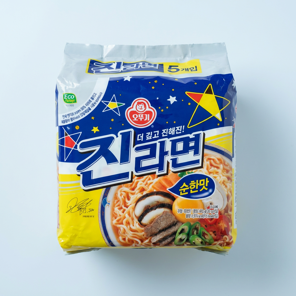 오뚜기 진라면 순한맛, 120g, 5개입, 3개