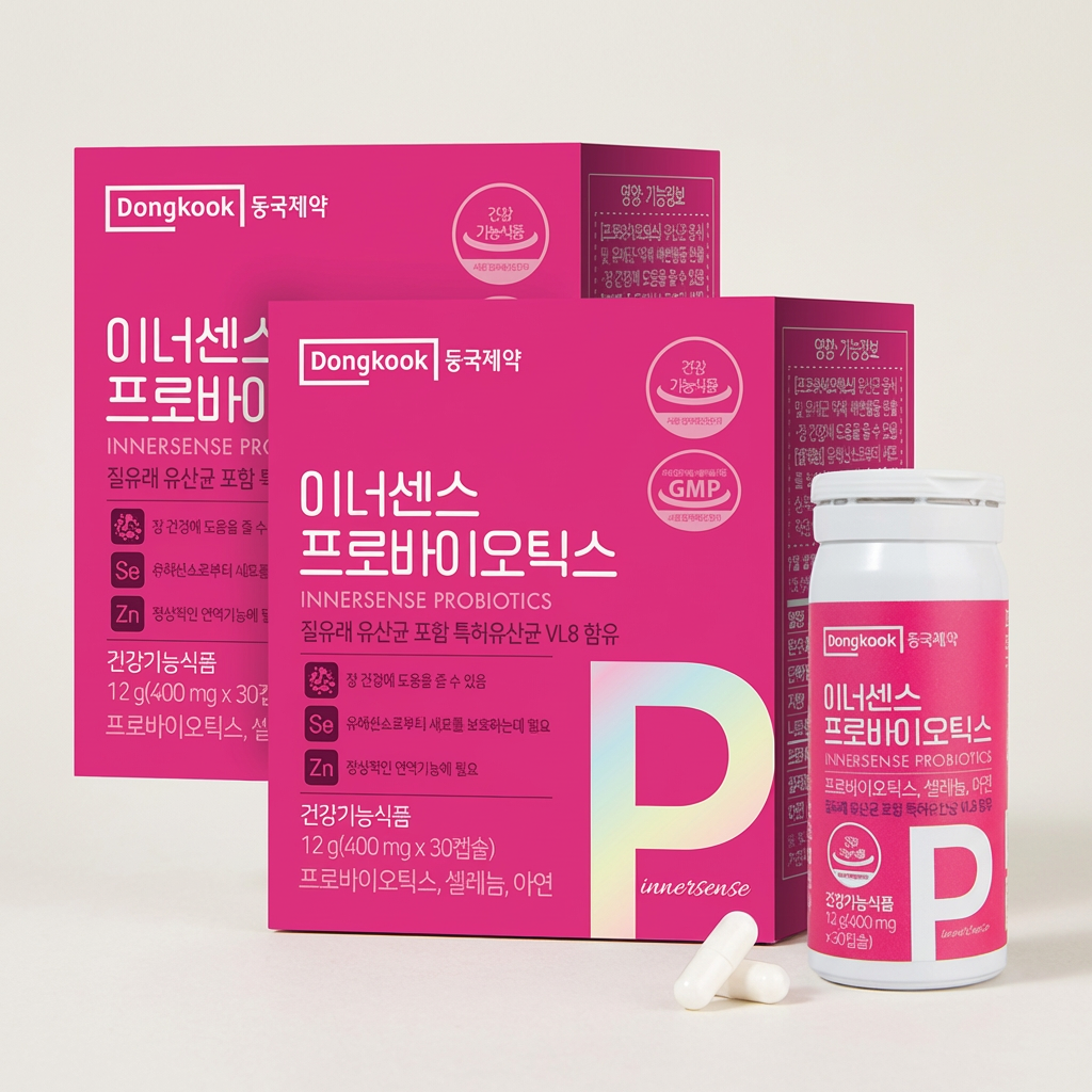 [토스쇼핑] 동국제약 이너센스 프로바이오틱스, 400mg, 30캡슐, 2개 (11,900원 / 무료)