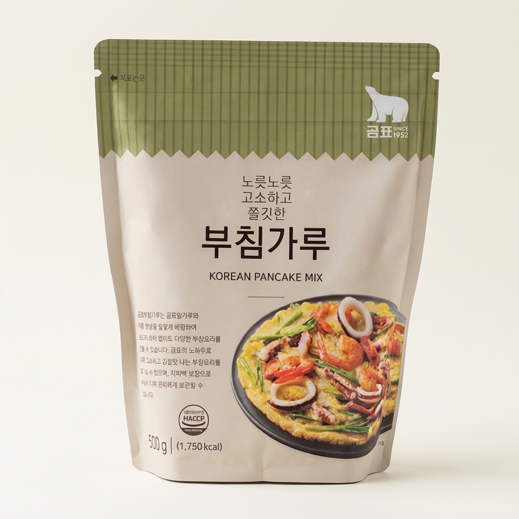 곰표 부침가루, 500g, 4개