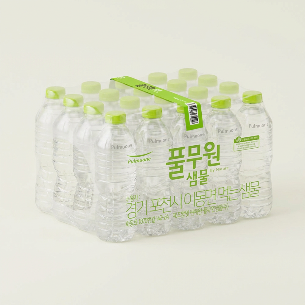 풀무원샘물 라벨랜덤, 330ml, 20개