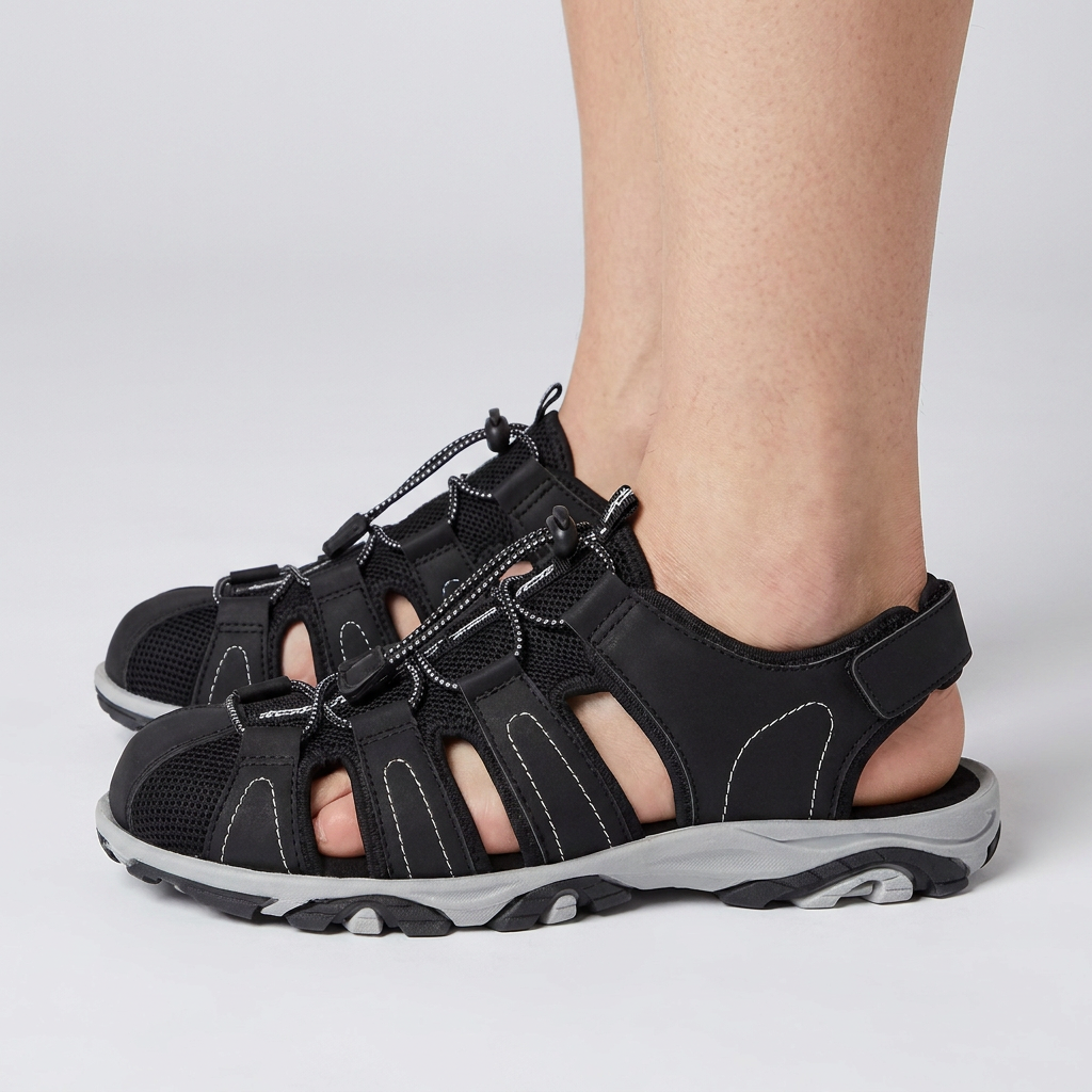 르까프 크림슨 샌들 LE5S383BLK, 280, 1개