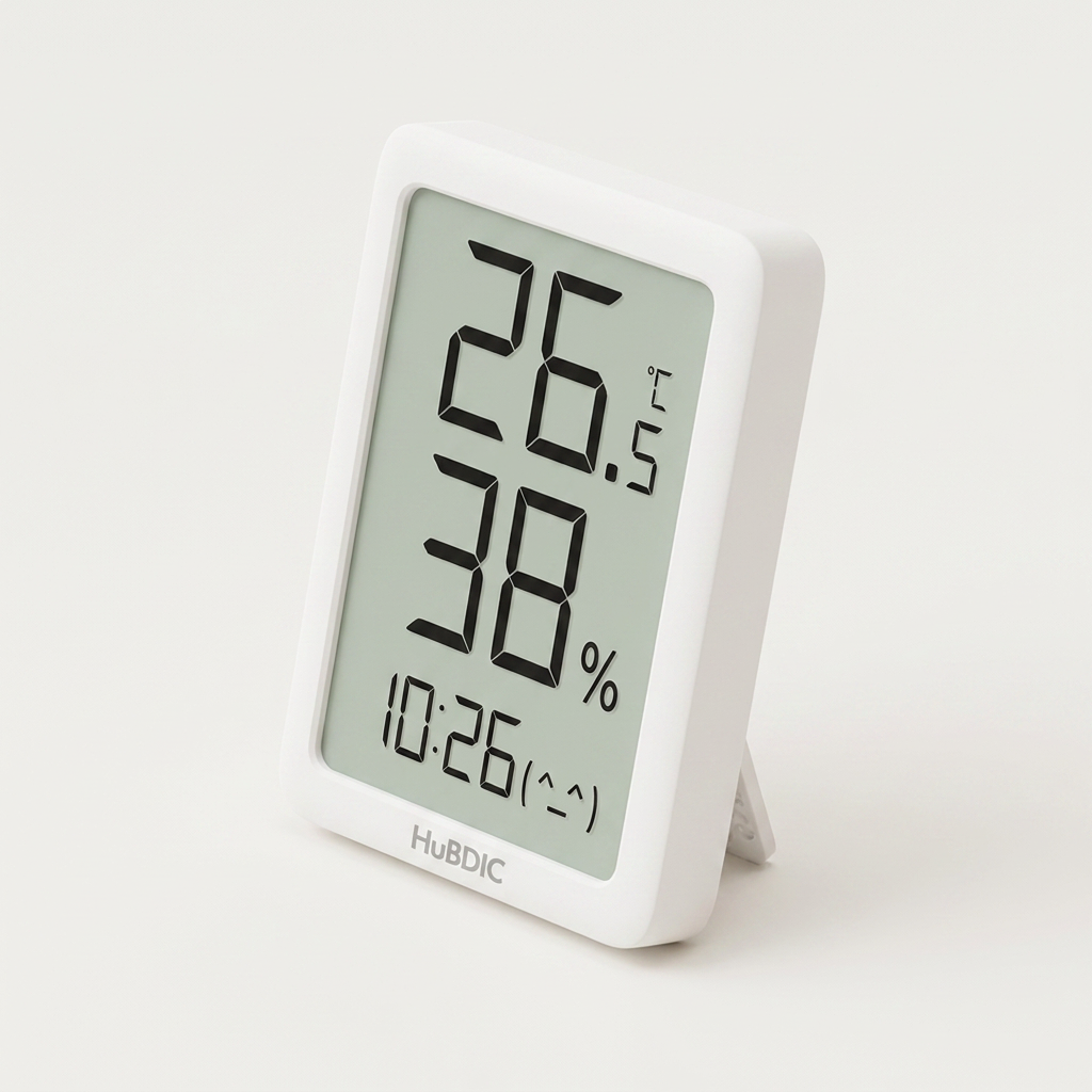 휴비딕 초정밀 온습도계, HT-7 Pro, 화이트, 1개
