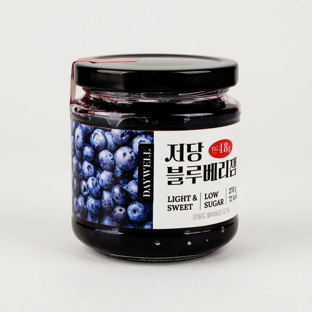 데이웰 저당 저칼로리 블루베리잼, 270g, 1개