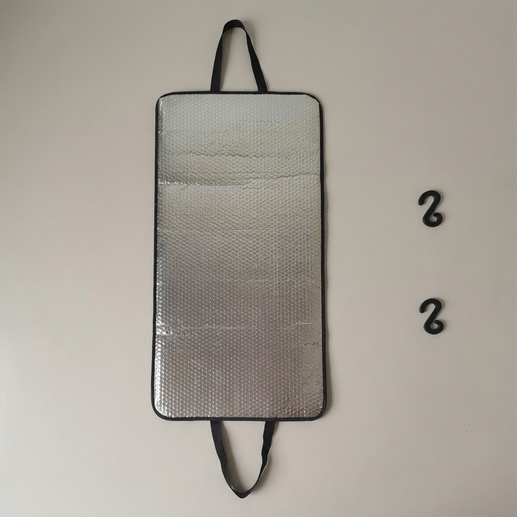 에어컨 실외기 덮개, 실버, 45x94cm
