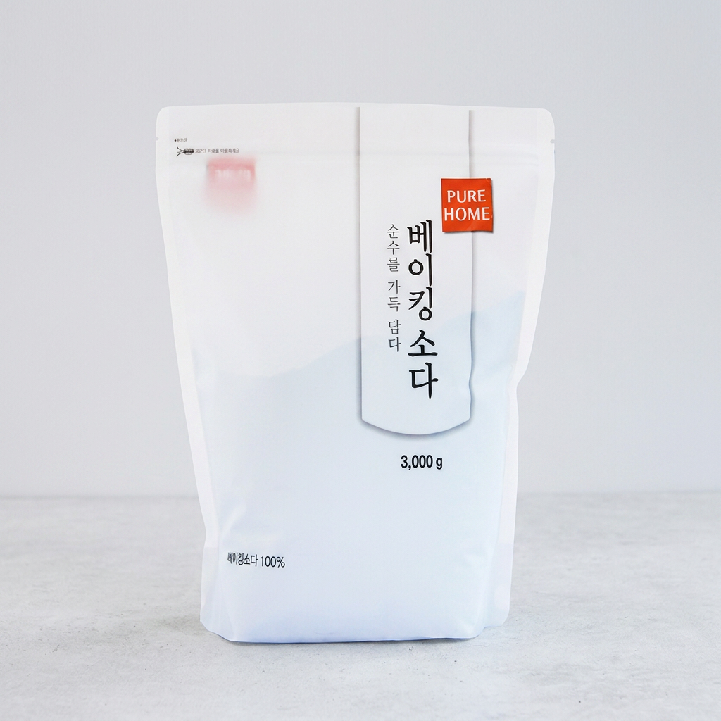 퓨어홈 베이킹소다, 봉지형, 3kg, 4개