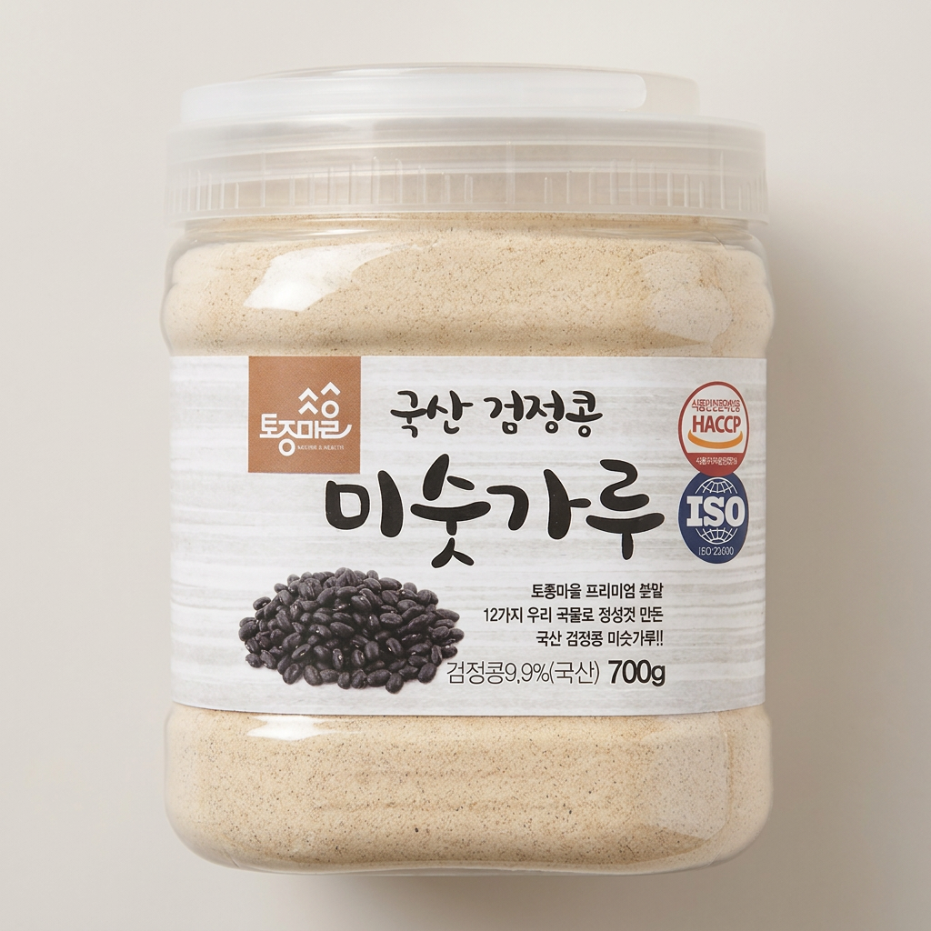 토종마을 국내산 검정콩미숫가루, 700g, 1개