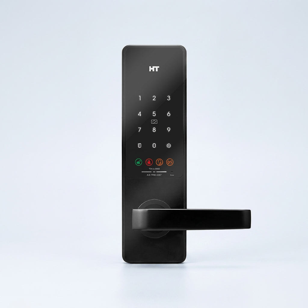 현대HT 무타공 스마트 도어락 번호키 카드키 TDL-L3002, TDL-L3002 , 고객직접설치