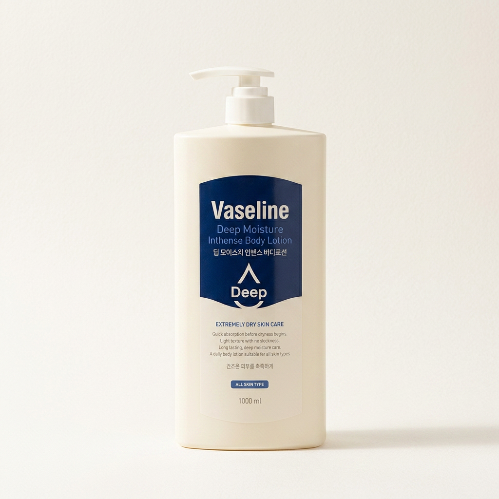 바세린 딥 모이스처 고보습 바디로션, 1000ml, 2개