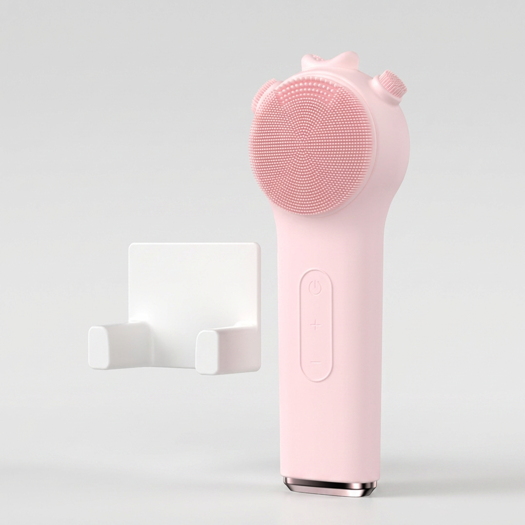 슈틸루스터 퓨어블룸 진동 클렌저, ST-FC100, 핑크, 1개