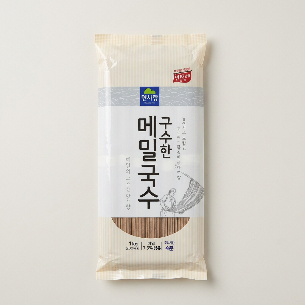 면사랑 구수한 메밀국수, 1kg, 1개