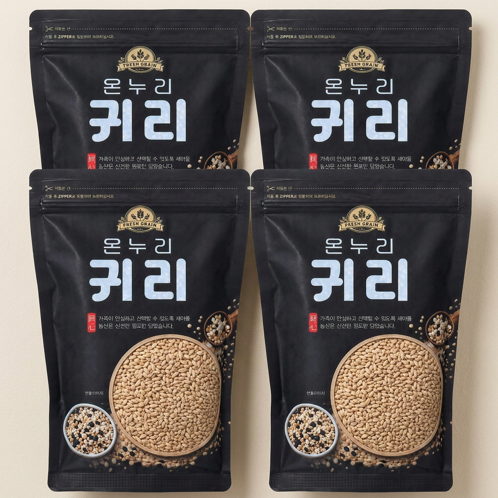 새마을농산 귀리, 500g, 4봉