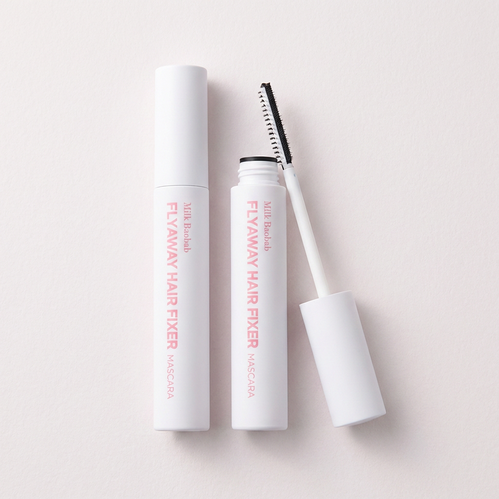 밀크바오밥 잔머리 헤어 픽서 마스카라, 화이트머스크향, 10ml, 2개