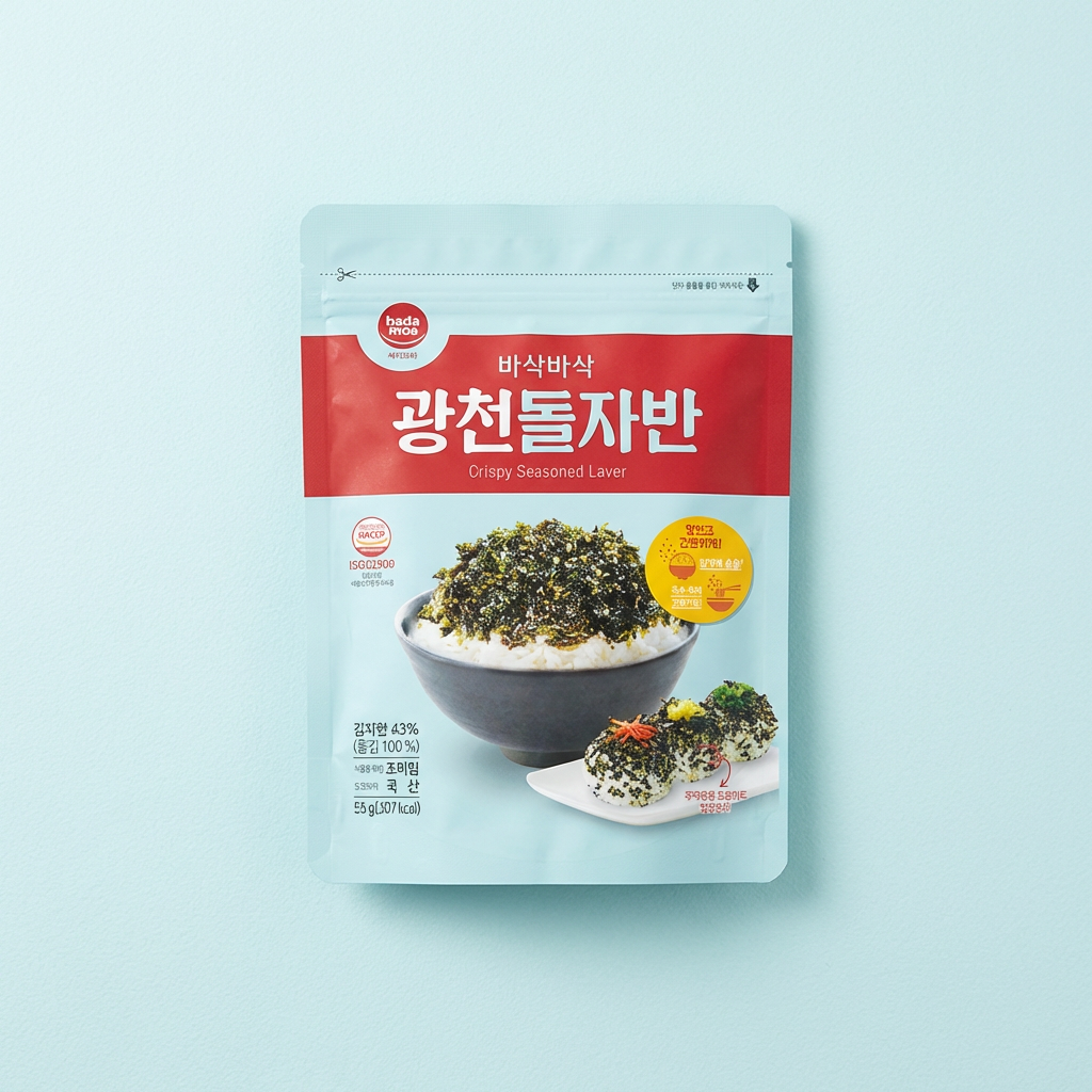 바다모아 광천 돌자반, 55g, 10개