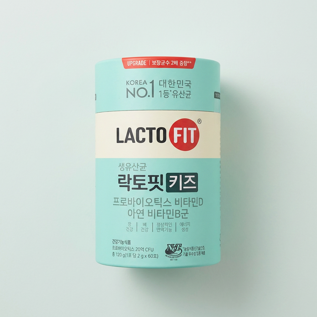 종근당건강 생유산균 락토핏 키즈, 60포, 2통