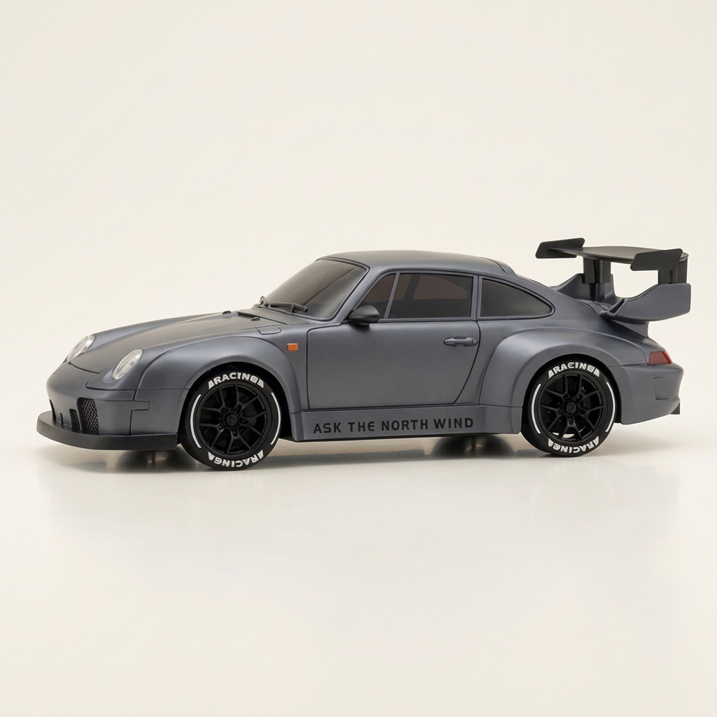 UB 듀얼 드리프트 RC카 RWB 993, 그레이, 1개