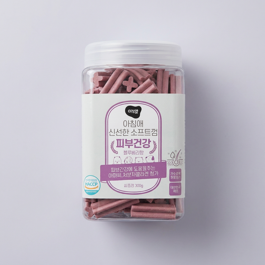 아침애 신선한 가수분해 소프트껌, 피부건강, 300g, 1개