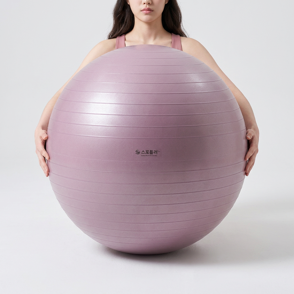 스포틀러 안티버스트 짐볼, 썬셋핑크, 45cm, 1개