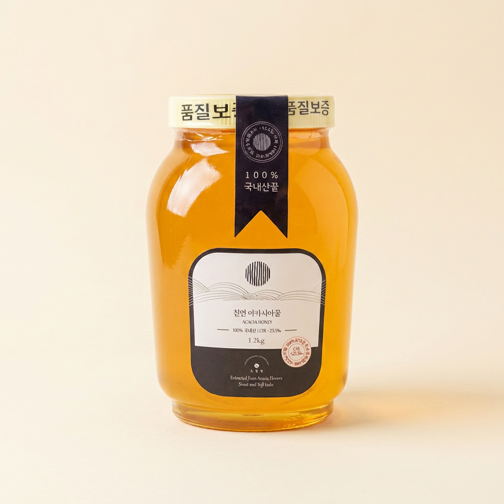 오월향 천연 아카시아꿀, 2.4kg, 1개