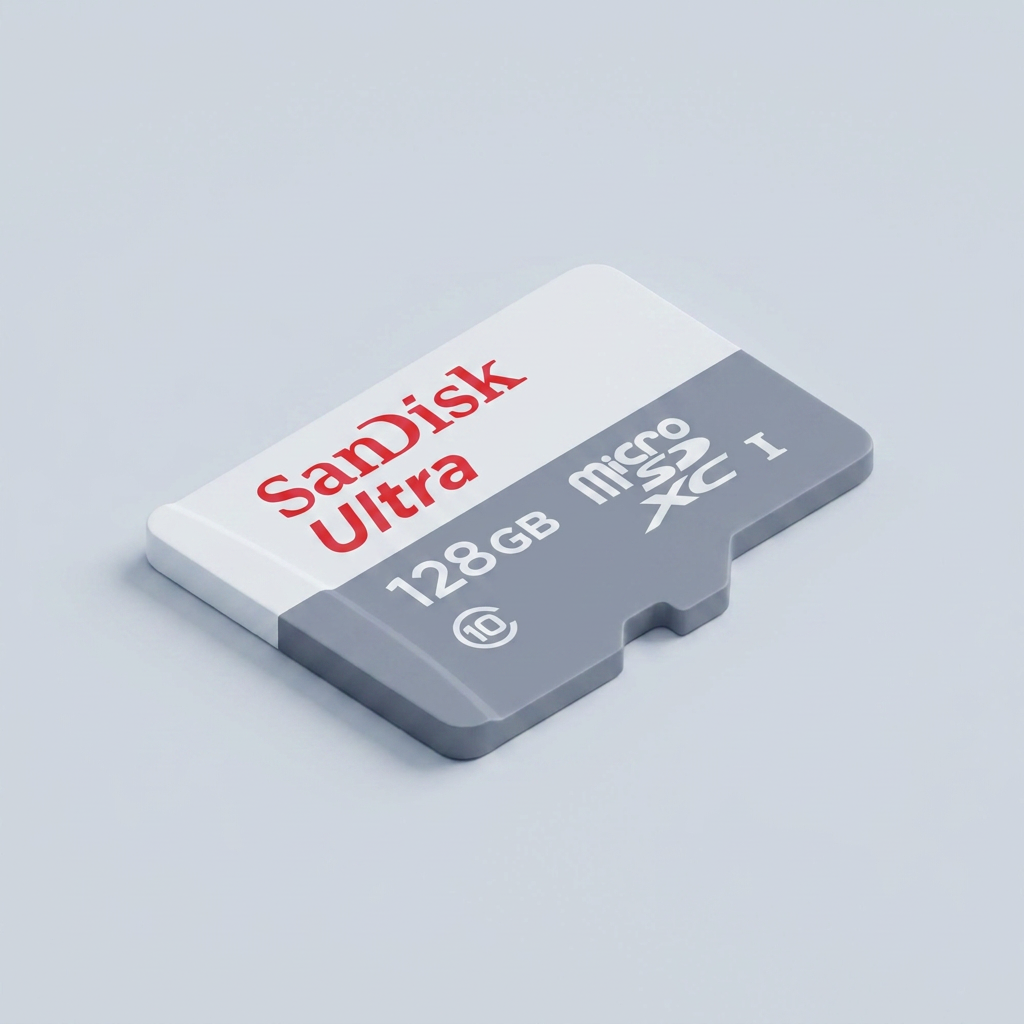 샌디스크 울트라 마이크로SD, SDSQUNR, 128GB, 1개
